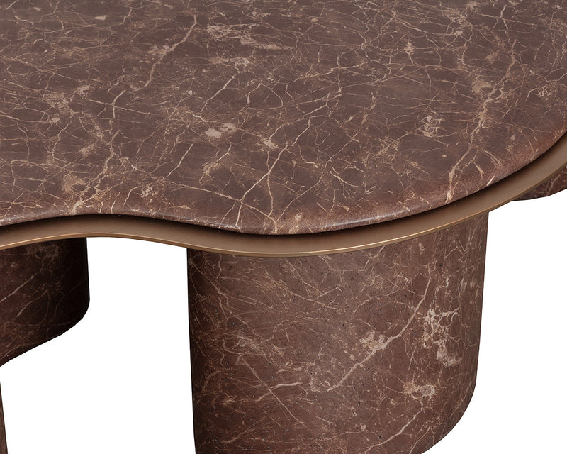 Isola Coffee Table - Marble Look