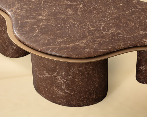 Isola Coffee Table - Marble Look