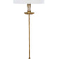 Clove Stem Buffet Table Lamp With Natural Linen Shade