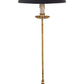 Clove Stem Buffet Table Lamp With Black Shade