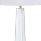 Tapered Hex Crystal Table Lamp - Clear