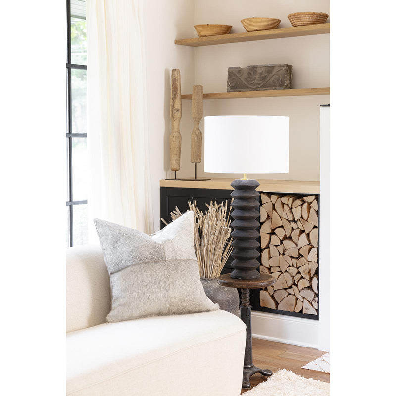 Accordion Table Lamp - Ebony