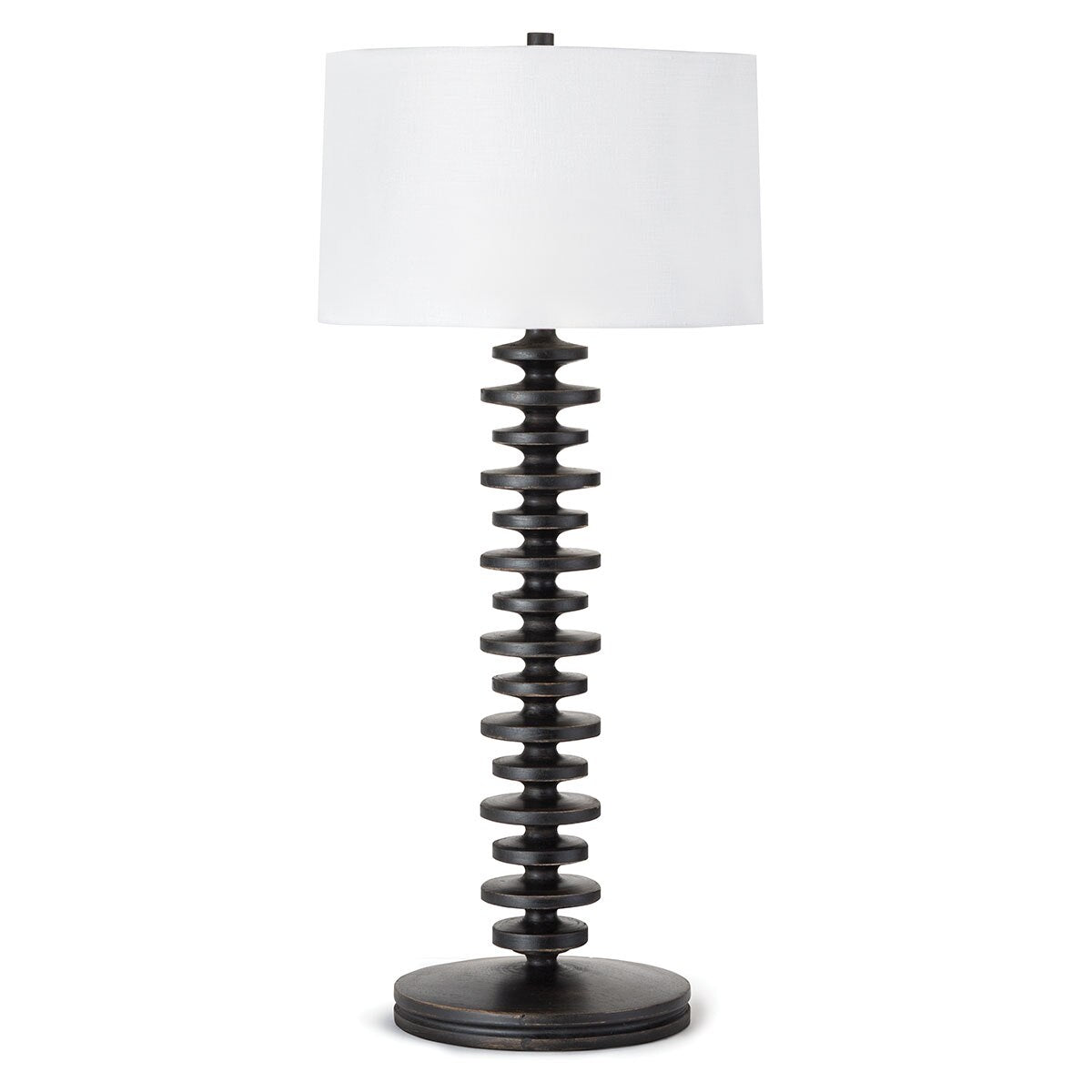 Fishbone Buffet Lamp - Ebony