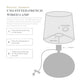Juliet Crystal Table Lamp Small - Clear