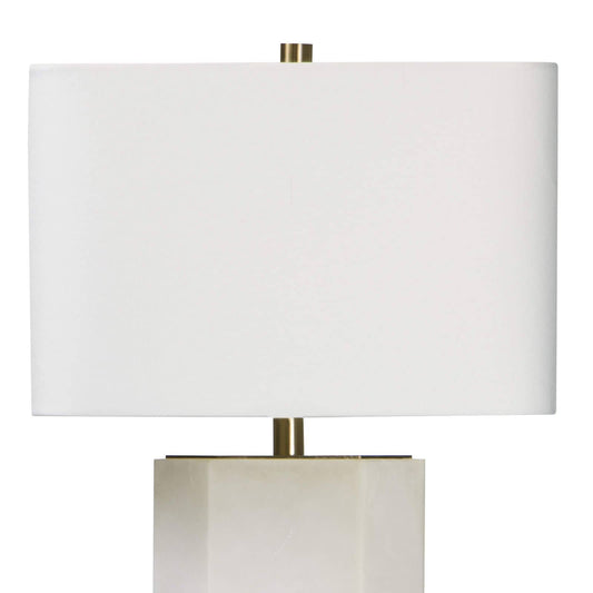 Grace Alabaster Table Lamp - Natural Stone