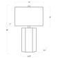 Grace Alabaster Table Lamp - Natural Stone