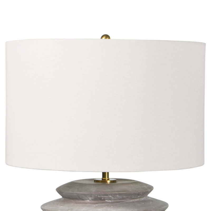 Canyon Ceramic Table Lamp - Grey