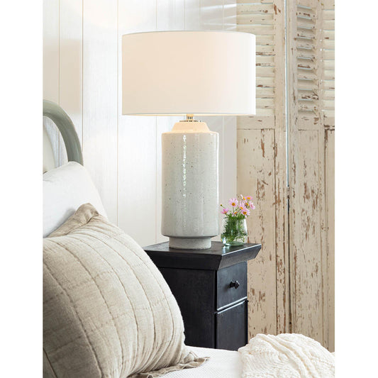Markus Ceramic Table Lamp - White