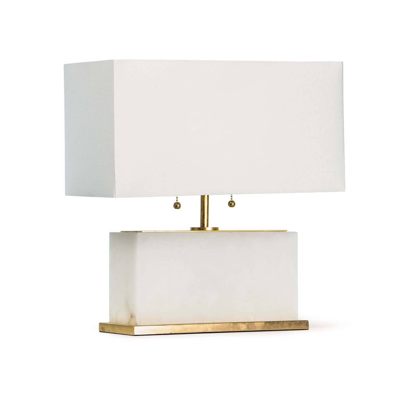 Ali Alabaster Table Lamp - Natural Stone