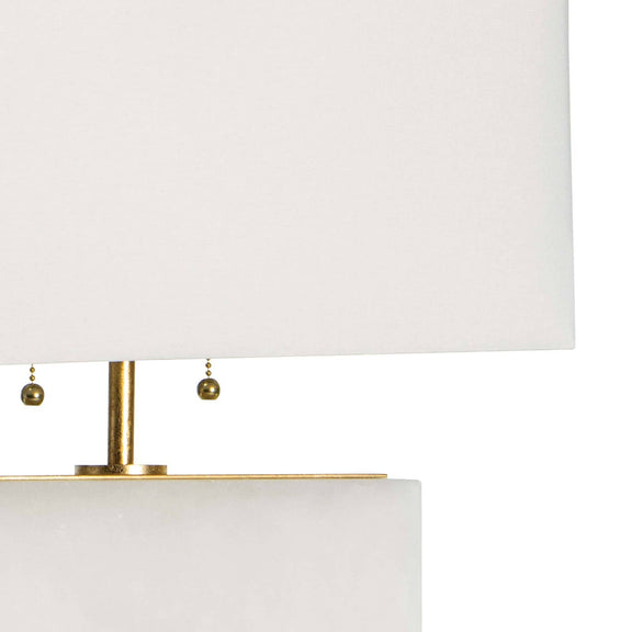 Ali Alabaster Table Lamp - Natural Stone