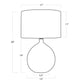 Dover Ceramic Table Lamp