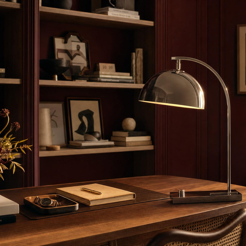 Otto Desk Lamp - Polished Nickel