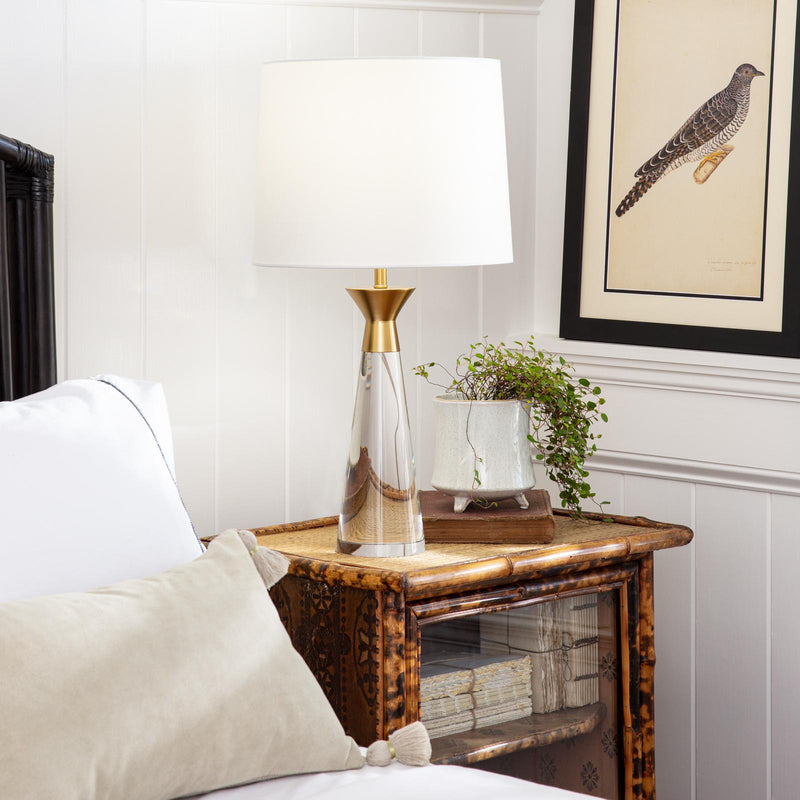 Starling Crystal Table Lamp - Clear