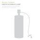 Starling Crystal Table Lamp - Clear