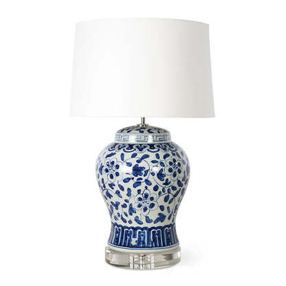 Royal Ceramic Table Lamp - Blue