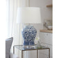 Royal Ceramic Table Lamp - Blue