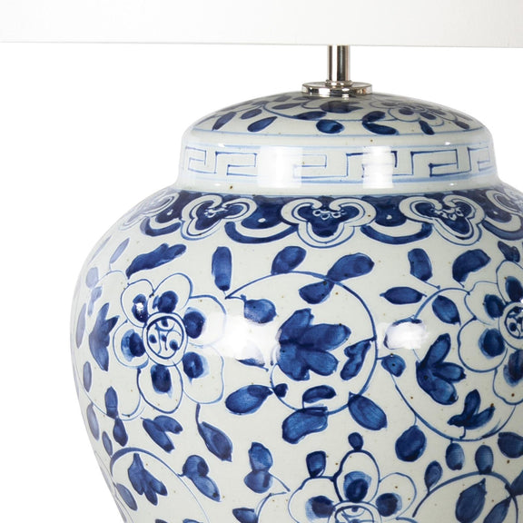 Royal Ceramic Table Lamp - Blue