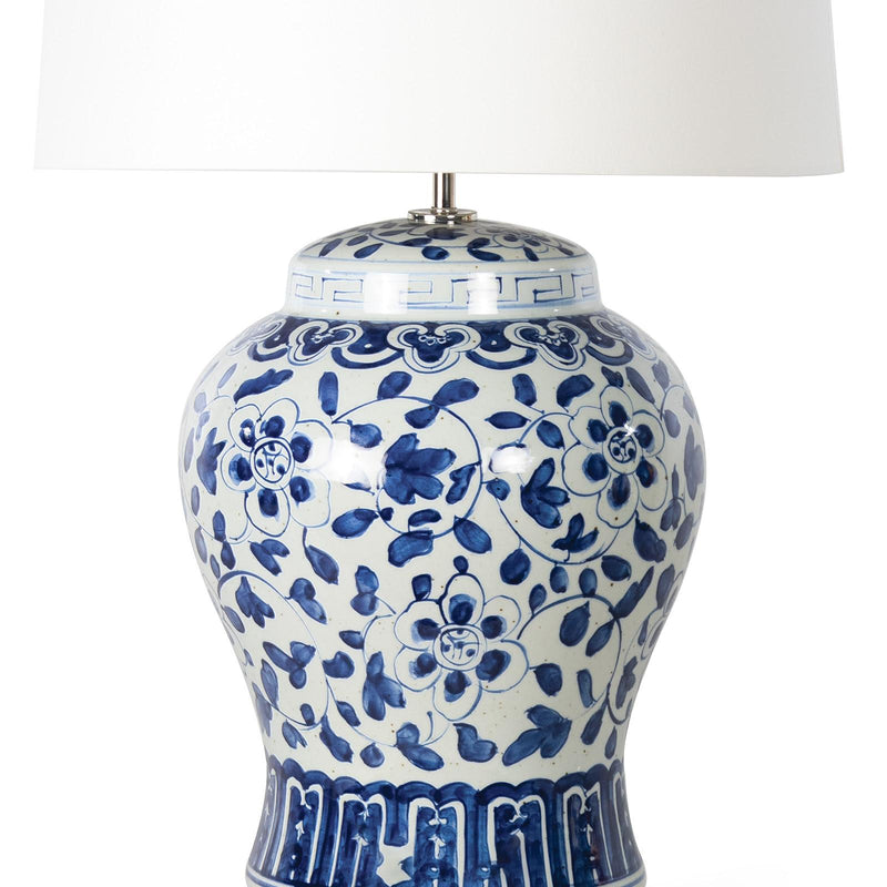 Royal Ceramic Table Lamp - Blue