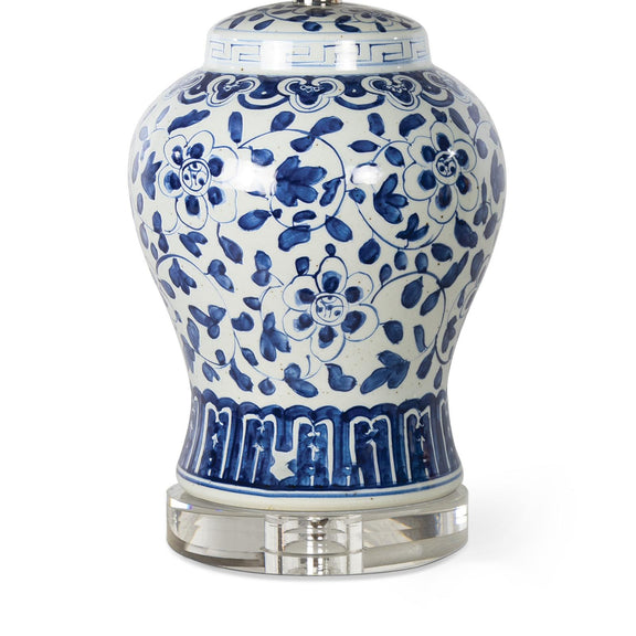 Royal Ceramic Table Lamp - Blue