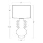 Chandra Metal Table Lamp