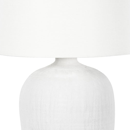 Phoenix Ceramic Table Lamp - White
