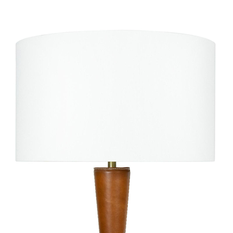 Denver Leather Table Lamp - Brown