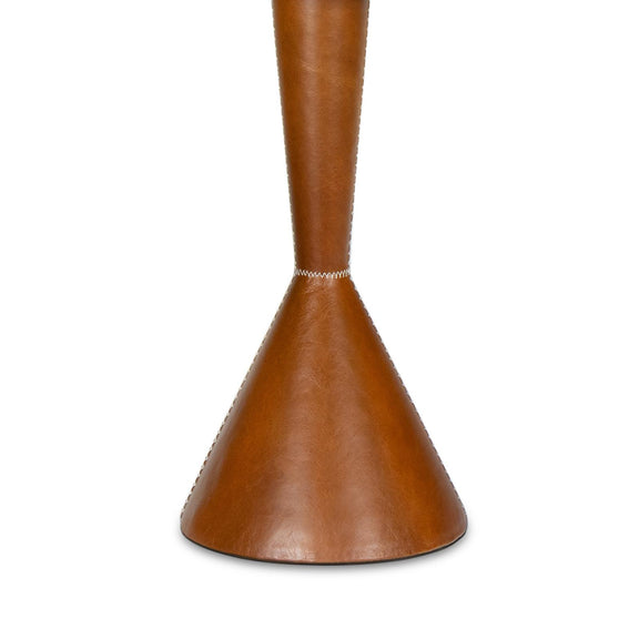 Denver Leather Table Lamp - Brown