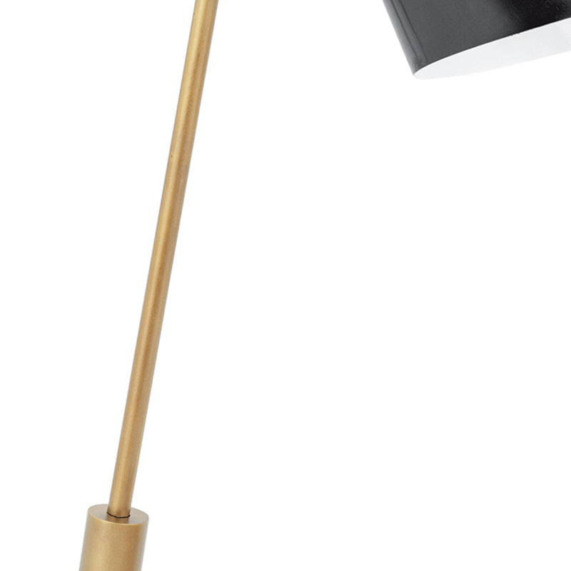 Spyder Task Lamp - Blackened Brass & Natural Brass