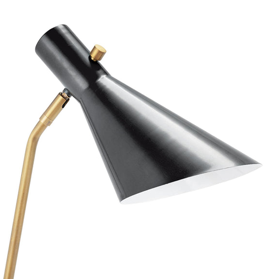 Spyder Task Lamp - Blackened Brass & Natural Brass