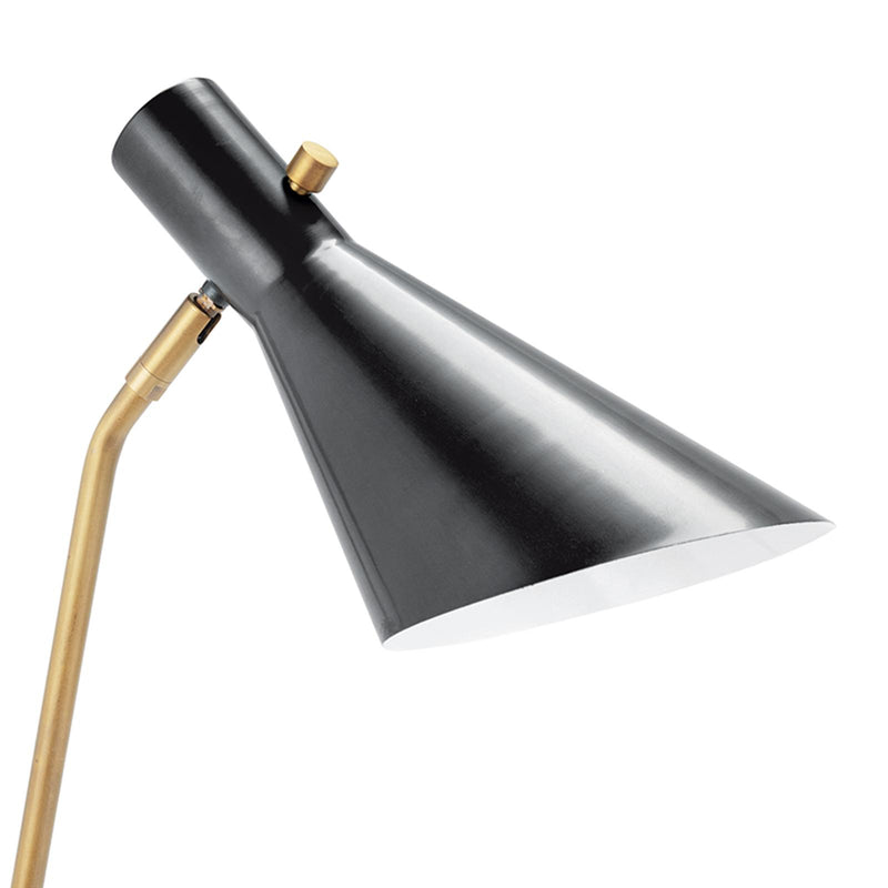 Spyder Task Lamp - Blackened Brass & Natural Brass