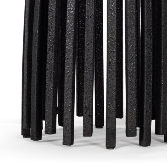 Webbed Table Lamp - Blackened Iron