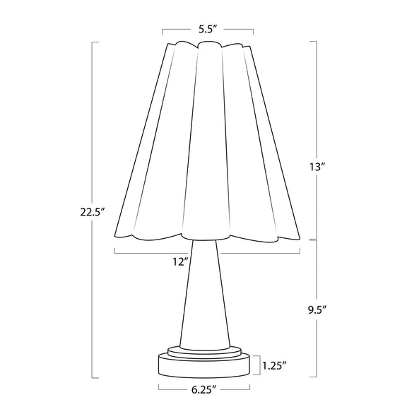 Segal Marble Mini Lamp - Red
