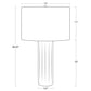 Tambour Concrete Table Lamp
