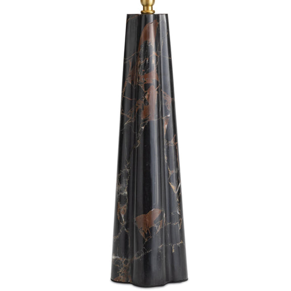 Roman Marble Table Lamp - Black