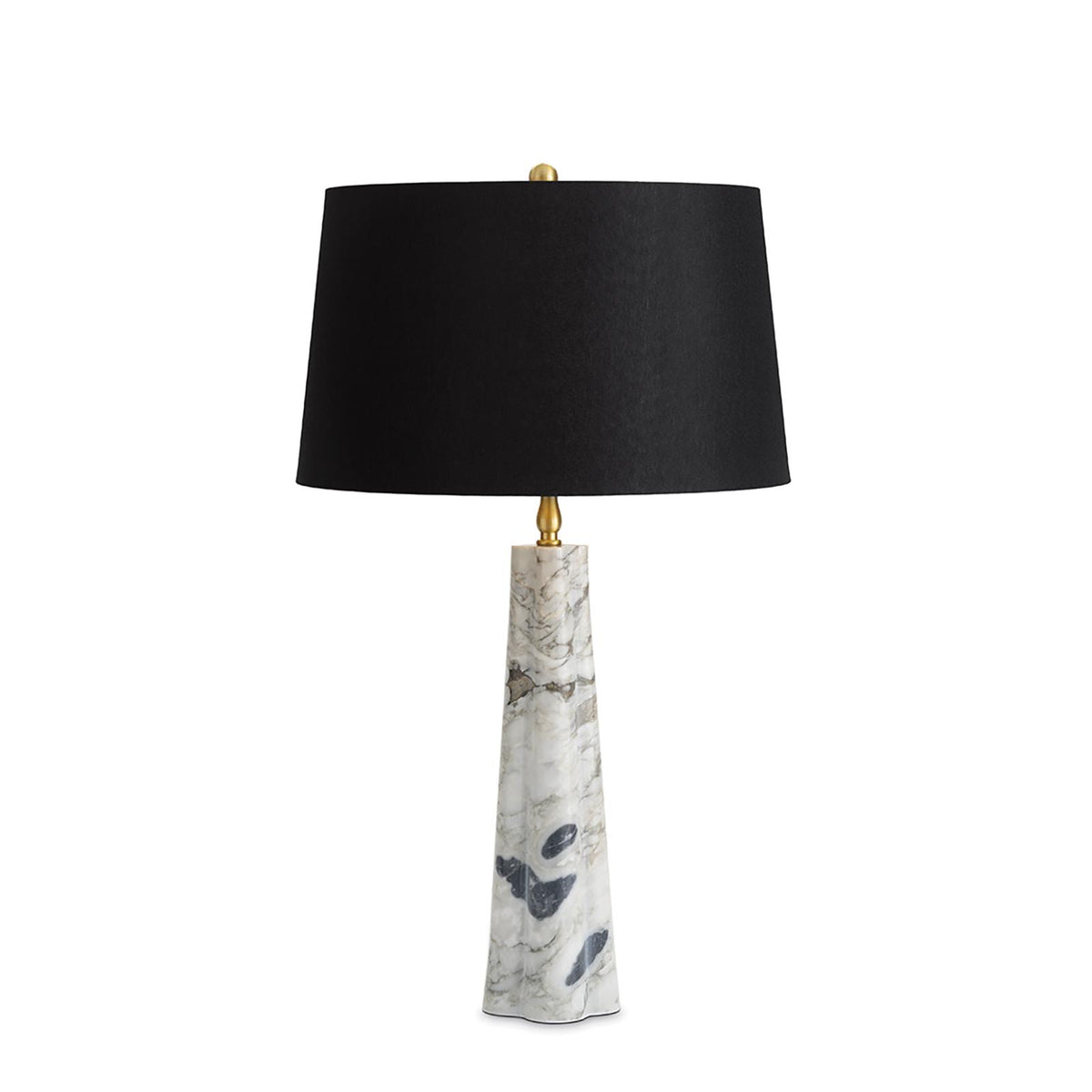 Roman Marble Table Lamp - White