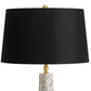 Roman Marble Table Lamp - White
