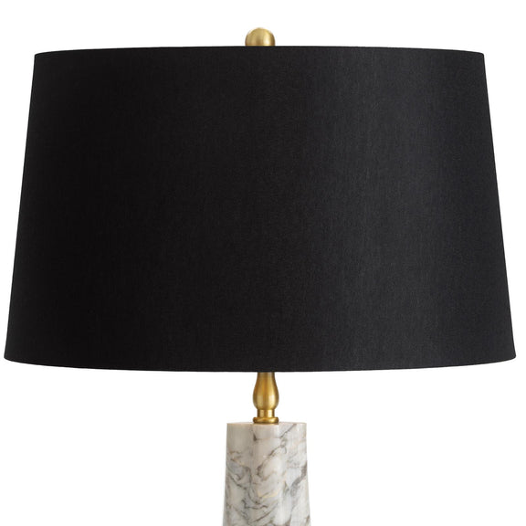 Roman Marble Table Lamp - White
