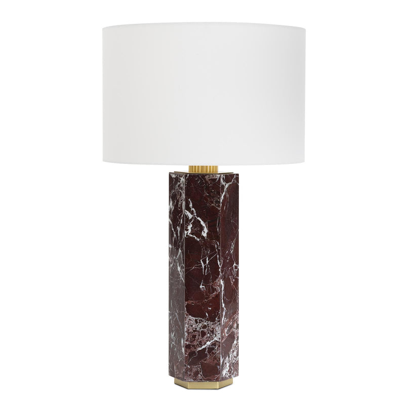 Nico Marble Table Lamp - Brown