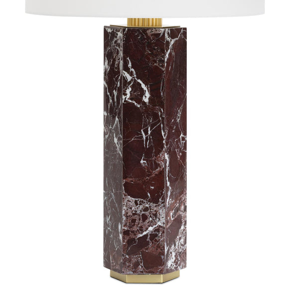 Nico Marble Table Lamp - Brown