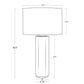 Nico Marble Table Lamp - Brown