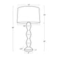 Crew Travertine Buffet Lamp