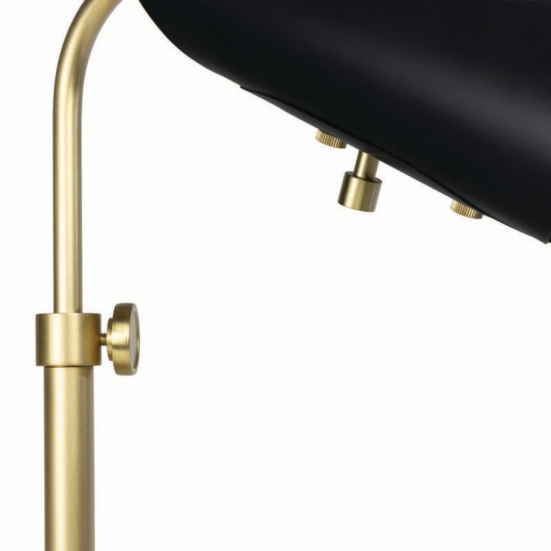 Vest Table Lamp - Blackened Brass & Natural Brass
