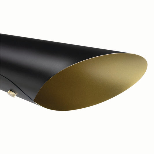 Vest Table Lamp - Blackened Brass & Natural Brass