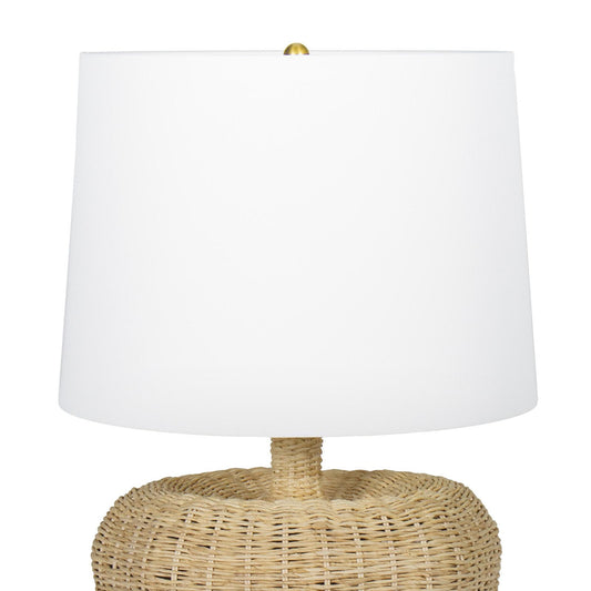 Avery Rattan Table Lamp