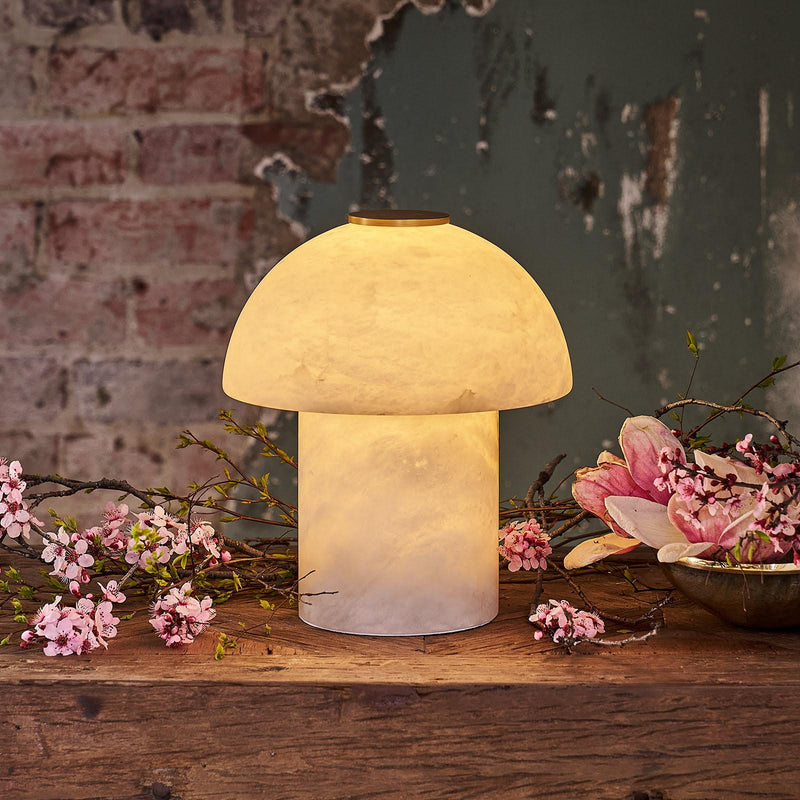Bonnie Alabaster Mini Lamp - Natural Stone