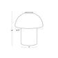Bonnie Alabaster Mini Lamp - Natural Stone