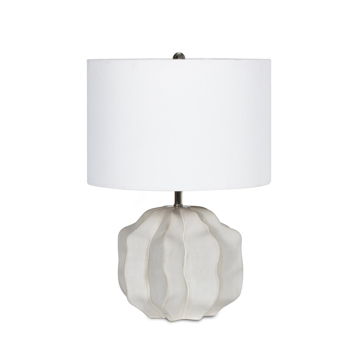 Destin Ceramic Mini Lamp - Ivory