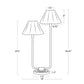 Polly Double Arm Table Lamp