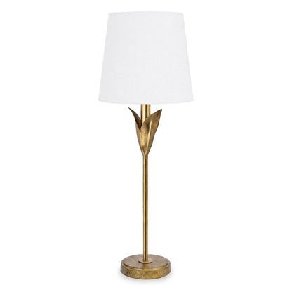 River Reed Buffet Lamp - Antique Gold Leaf