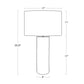 Symon Wood Table Lamp - Black